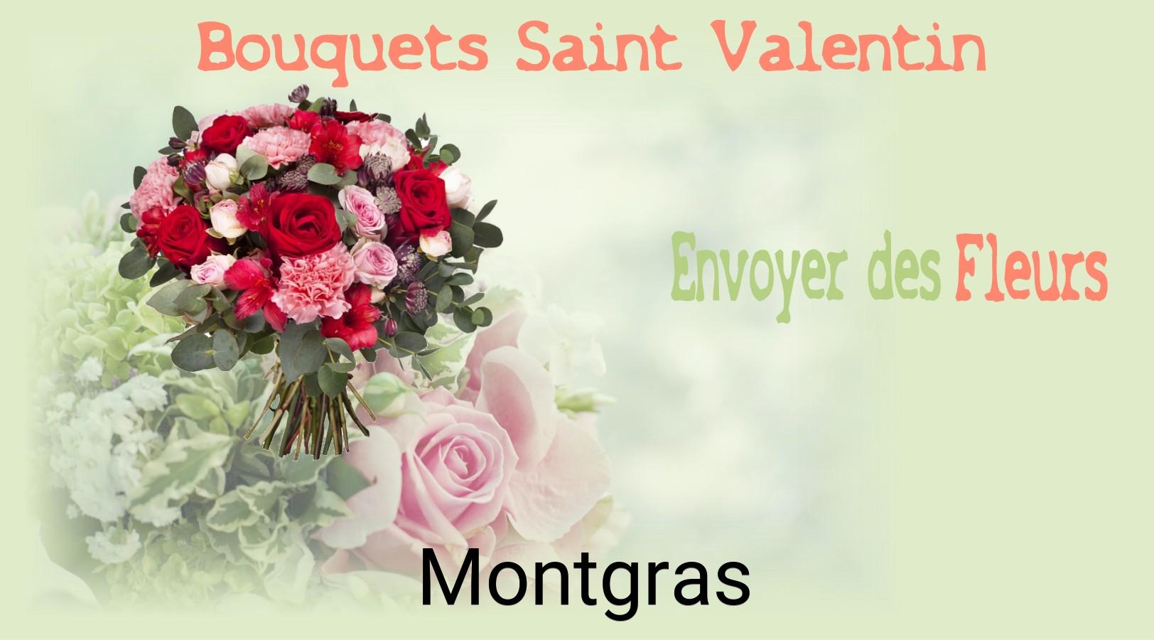 Roses de Saint-Valentin livrées à Montgras